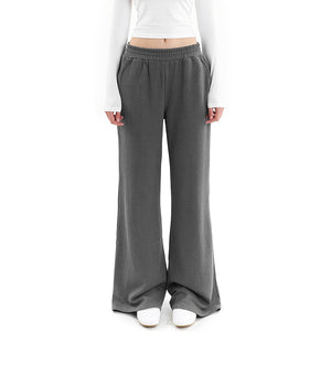 LOW WASHED WIDE PANTS